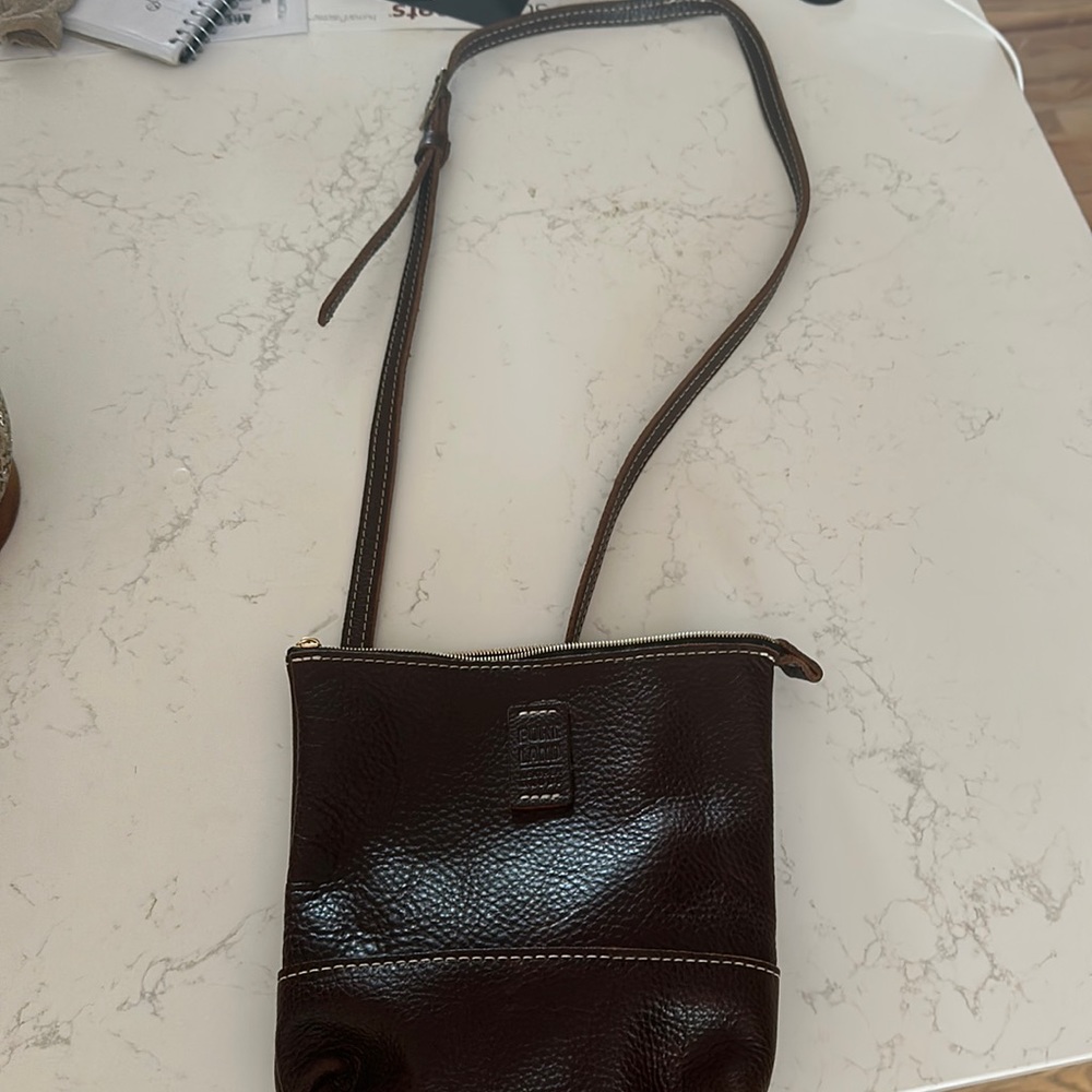Portland leather goods crossbody purse